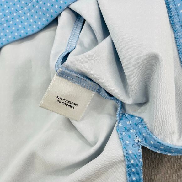 Peter Millar Shirt Mens X Large Blue X Geometric AOP Summer Comfort Performance - Picture 4 of 8